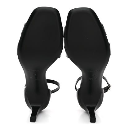 Hermes Calfskin Joy 70 Sandals 39 Black 6 of 11