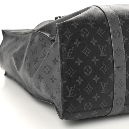 Louis Vuitton Monogram Eclipse Cabas Zippe GM Black 8 of 11
