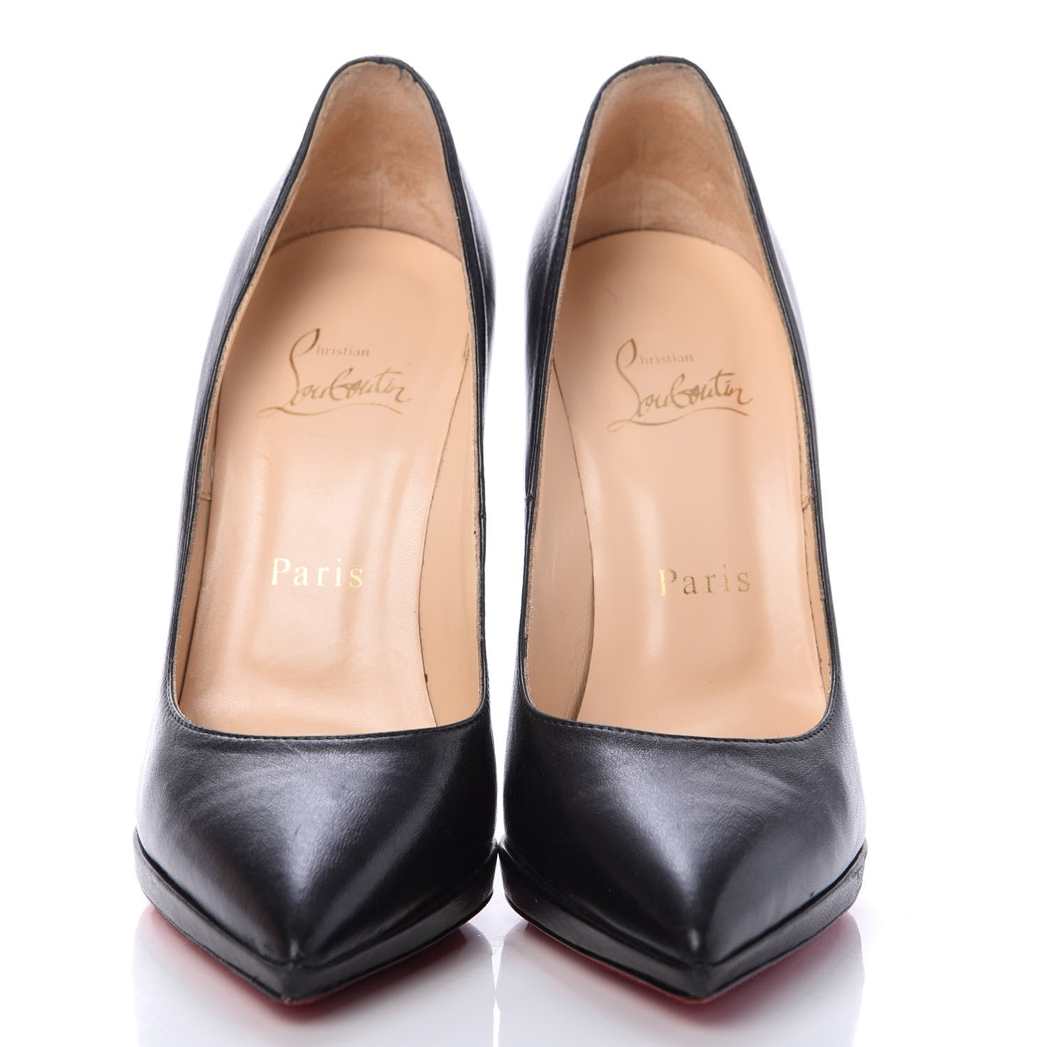 Christian Louboutin Shiny Nappa Pigalle Plato 120 Pumps 37 Black 2 of 6