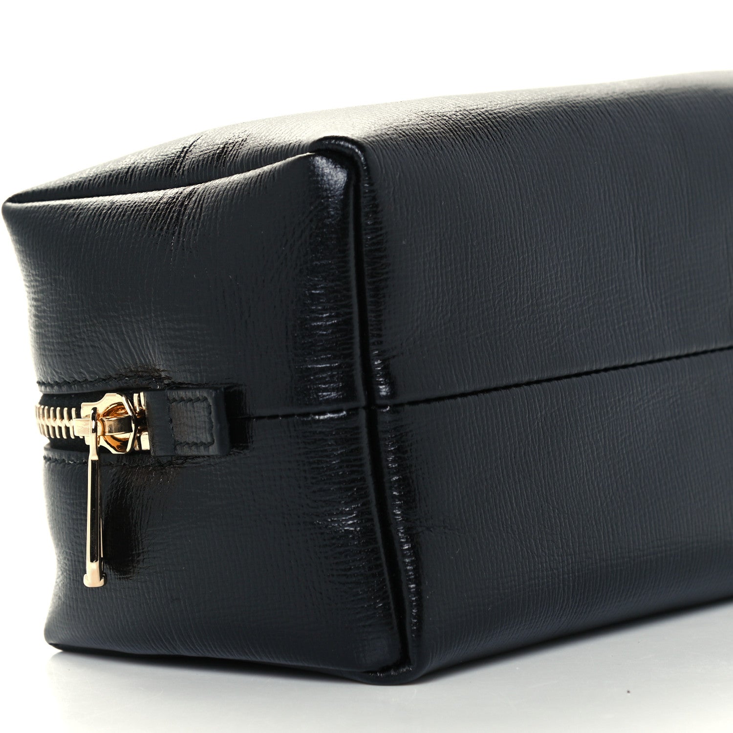 Gucci Azalea Calfskin Marina Cosmetic Case Black 9 of 12