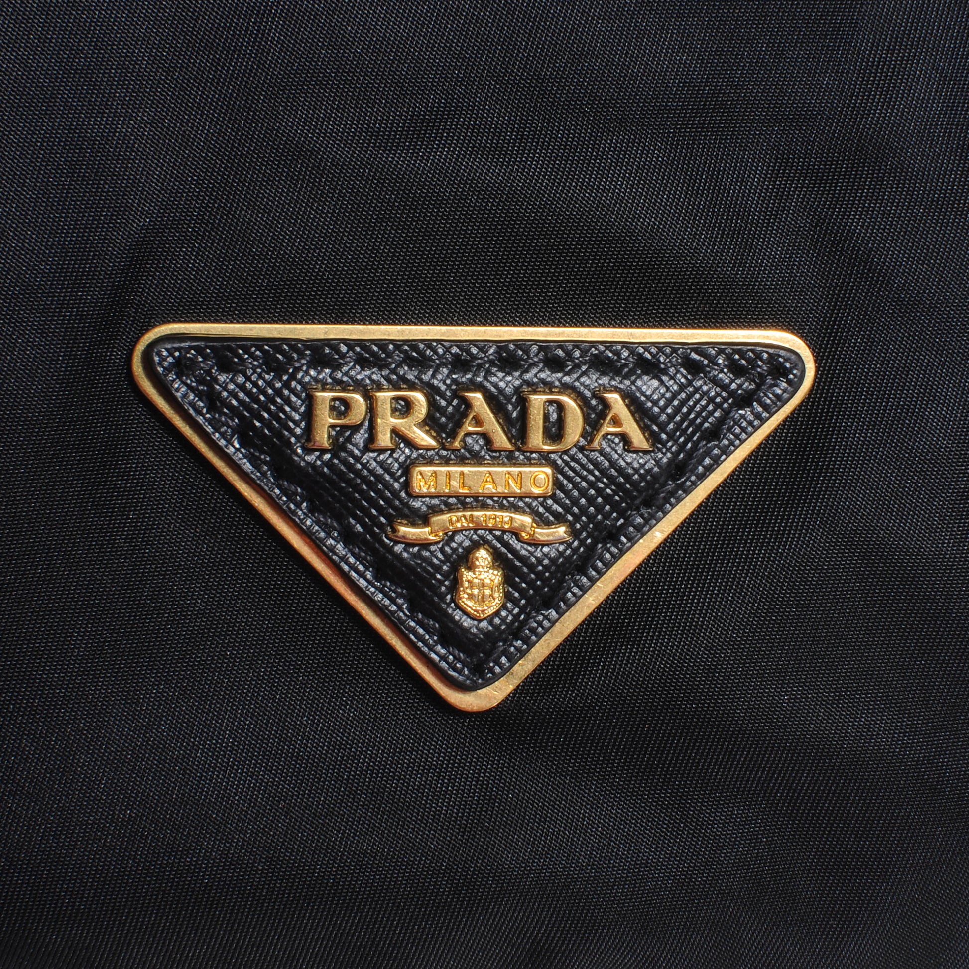 Prada Nylon Sequin Tote Black 5 of 10