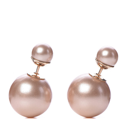 Christian Dior Pearl Mise En Dior Tribal Earrings Pink 1 of 4