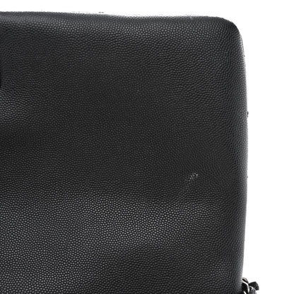 Chanel Caviar Lizard Quilted Medium Coco Handle Flap Black 11 of 11