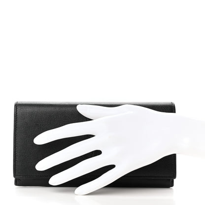 Saint Laurent Chevre Belle De Jour Flap Wallet Black 2 of 13