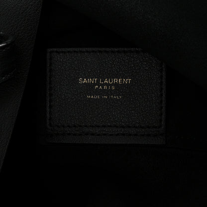 Saint Laurent Calfskin Large Shopping Tote Black 7 of 12
