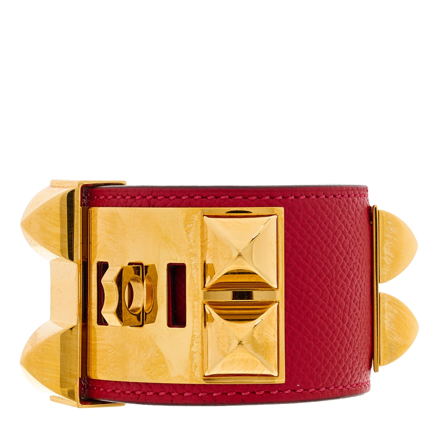 Epsom Collier de Chien CDC Bracelet S Rouge Casaque