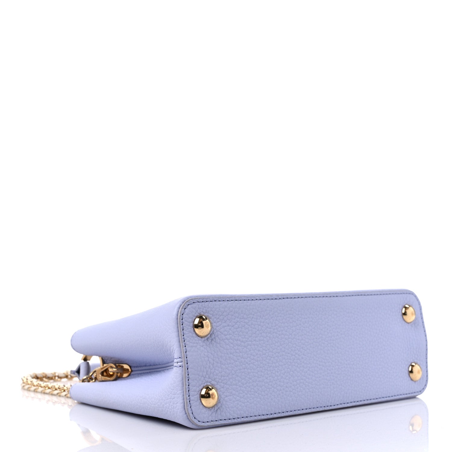 Louis Vuitton Taurillon Braided Chain Capucines BB Iris Creme 4 of 11
