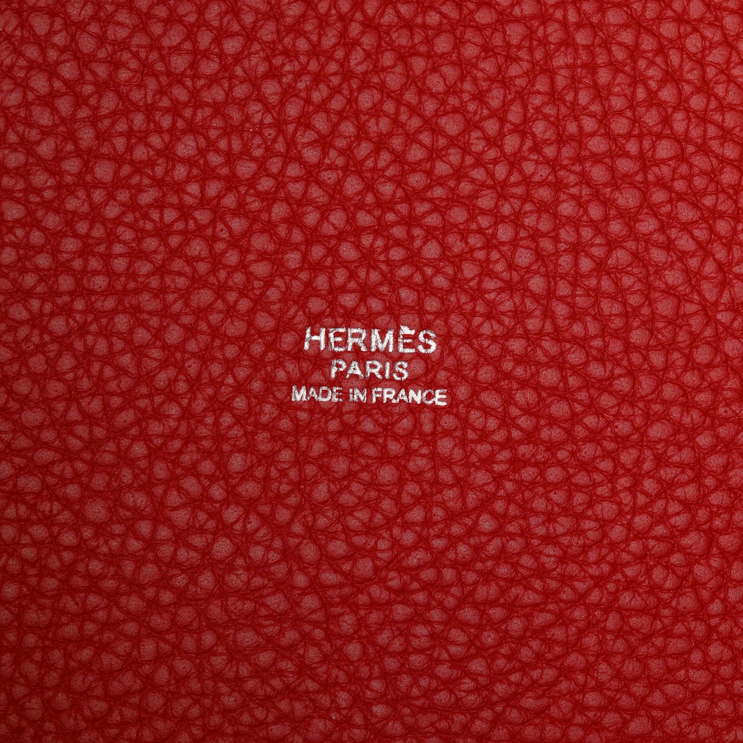 Hermes Taurillon Clemence Picotin Lock 22 MM Rouge Casaque 6 of 11