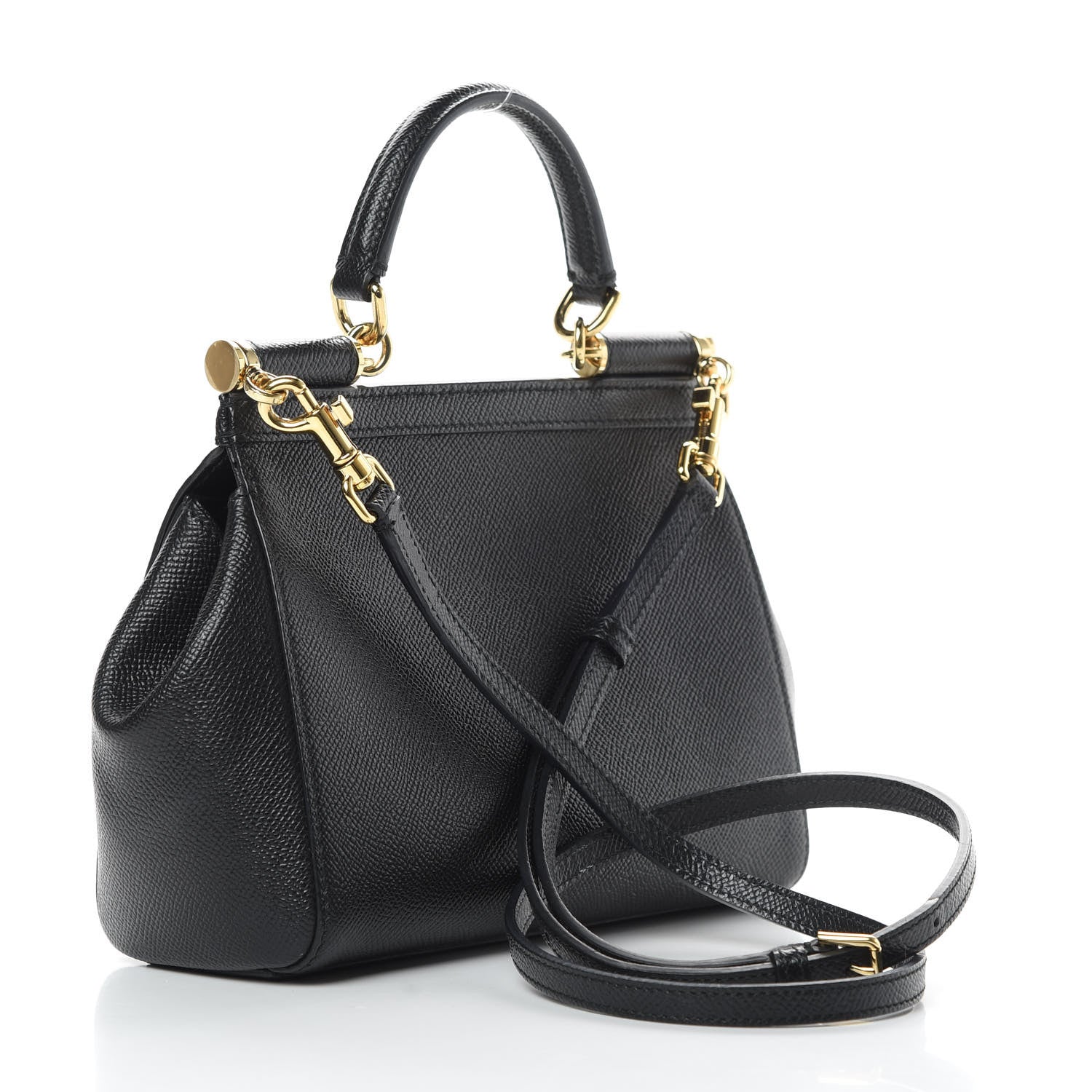 Dolce & Gabbana Dauphine Mini Miss Sicily Satchel Black 3 of 10