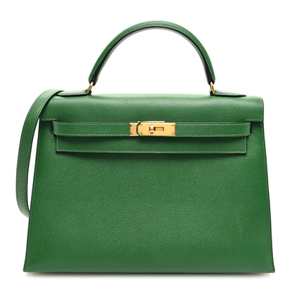 Hermes Courchevel Kelly Sellier 32 Vert Clair 1 of 10