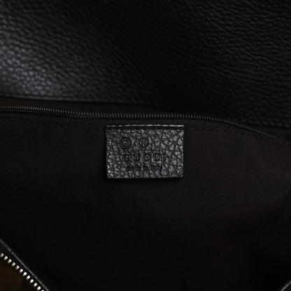 Gucci Crystal Monogram Large D Gold Ring Tote Dark Brown 6 of 14