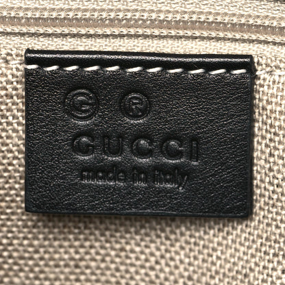 Gucci Soft Microguccissima Small Zippered Satchel Black 6 of 10