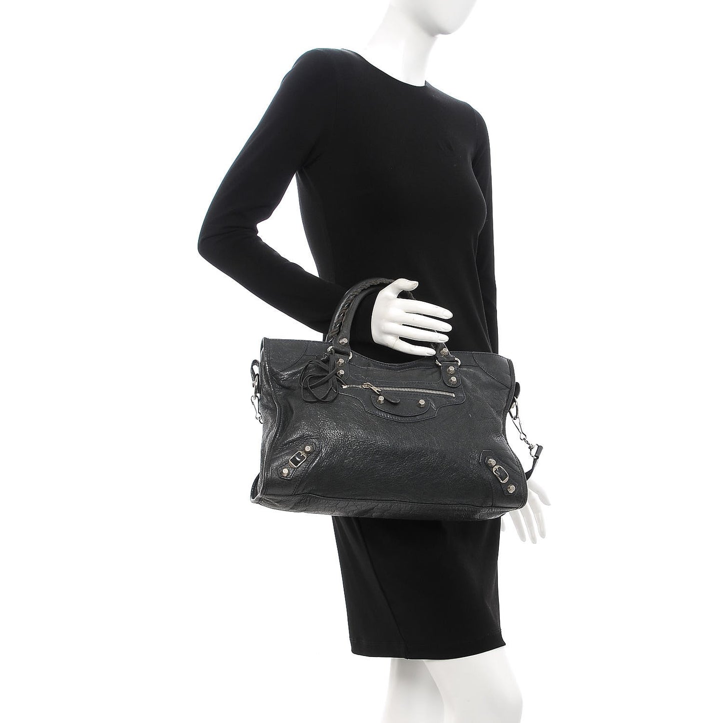 Agneau Giant 12 Silver Hardware City Anthracite