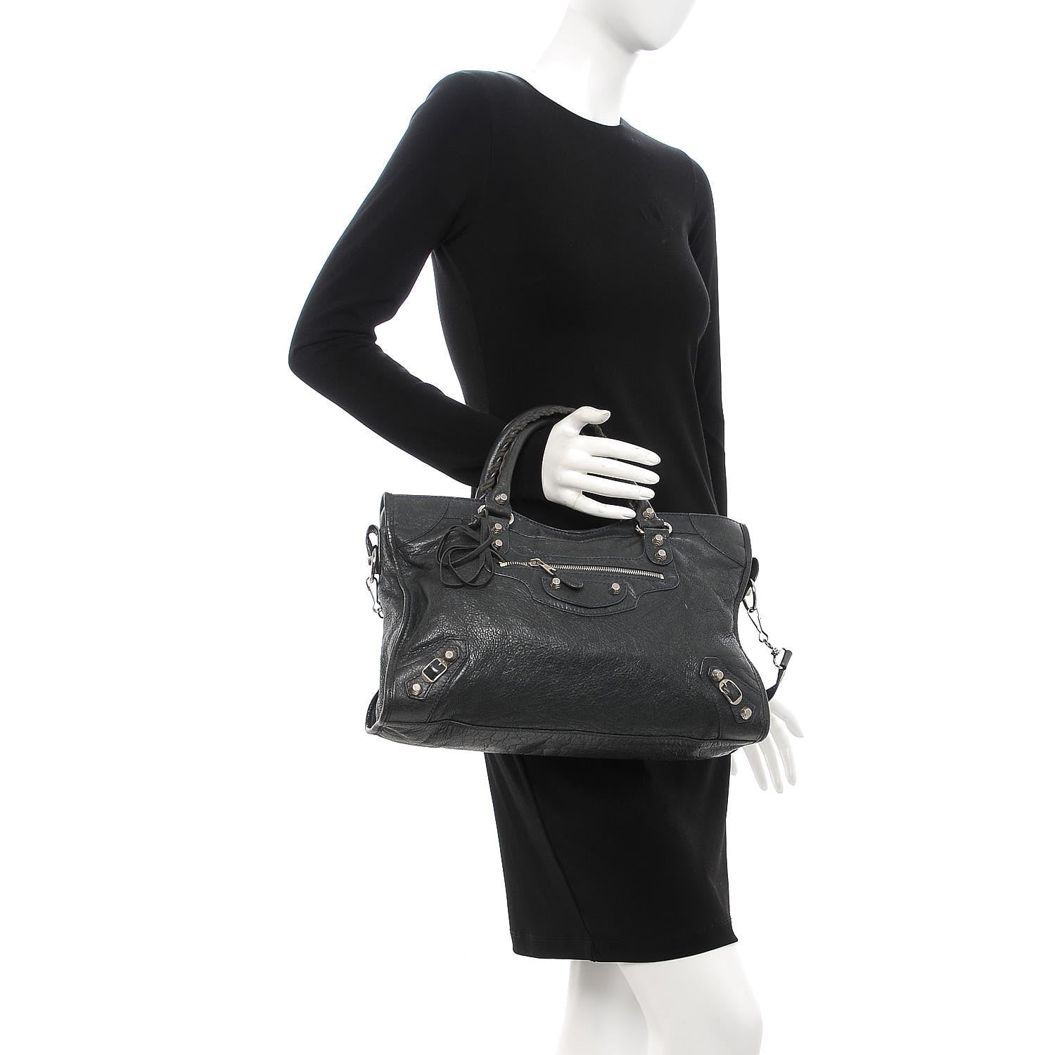 Balenciaga Agneau Giant 12 Silver Hardware City Anthracite 3 of 9