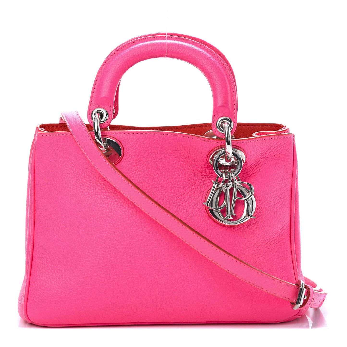 Calfskin Mini Diorissimo Tote Pink