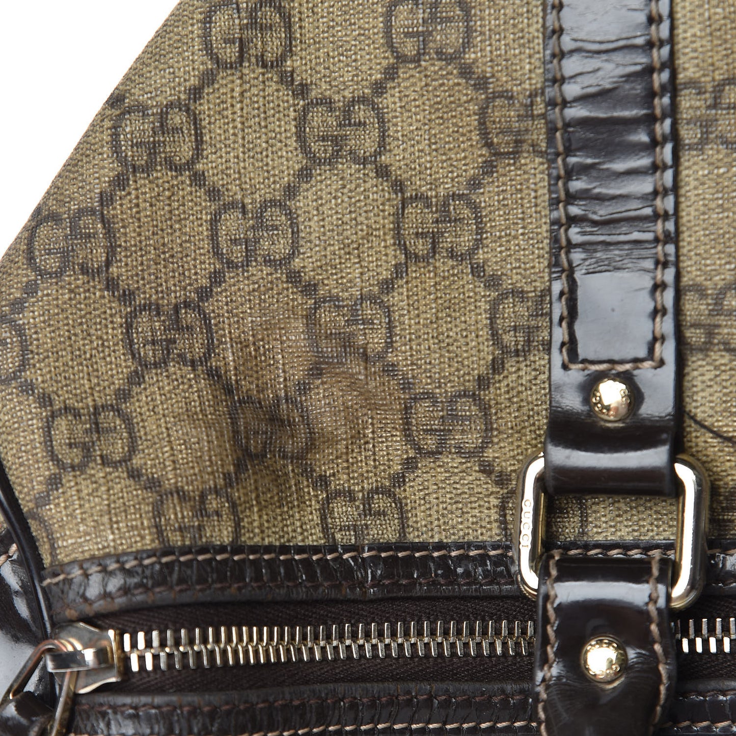 GG Plus Monogram Medium Joy Boston Dark Brown