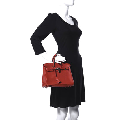 Hermes Togo Birkin 25 Rouge Vif 2 of 31