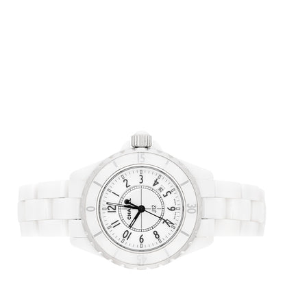 Chanel Stainless Steel Ceramic 33mm J12 Quartz Watch White 2 of 4