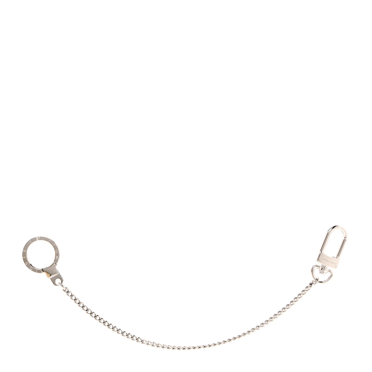 Pochette Extender Key Ring Chain Silver
