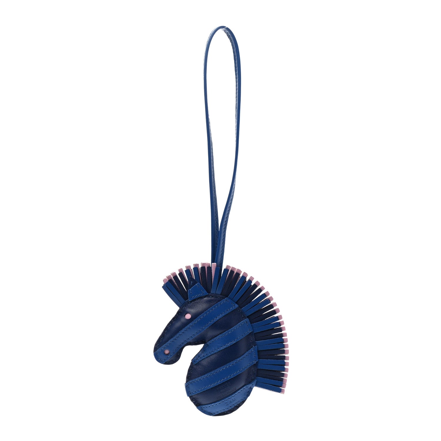 Hermes Milo Lambskin Geegee Savannah Bag Charm Bleu Saphir Bleu France Mauve Sylvestre 1 of 4