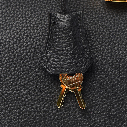 Hermes Togo Birkin 25 Black 22 of 35
