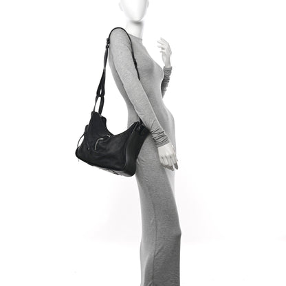 Loewe Calfskin Small Hammock Shoulder Bag Black 2 of 10