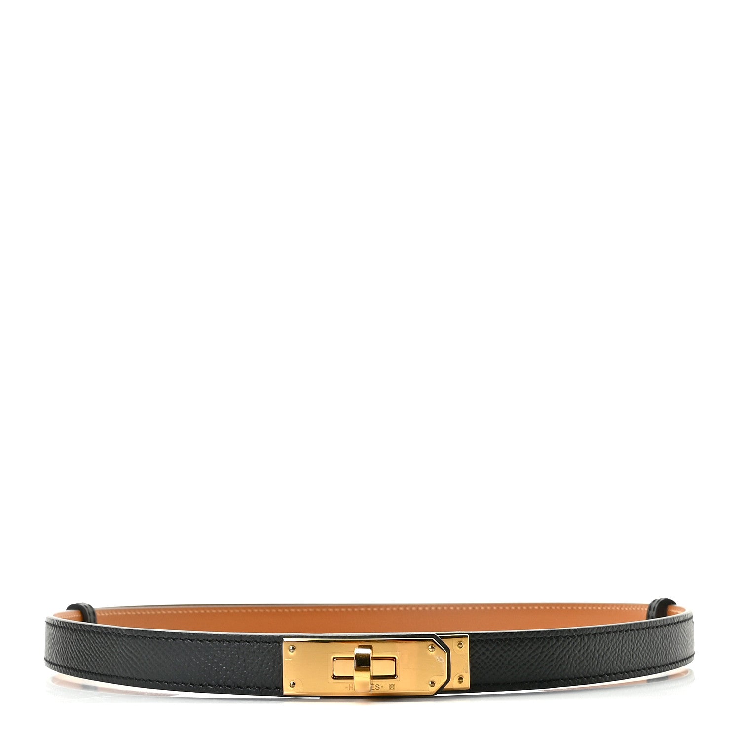 Hermes Epsom Kelly Belt Black 1 of 5