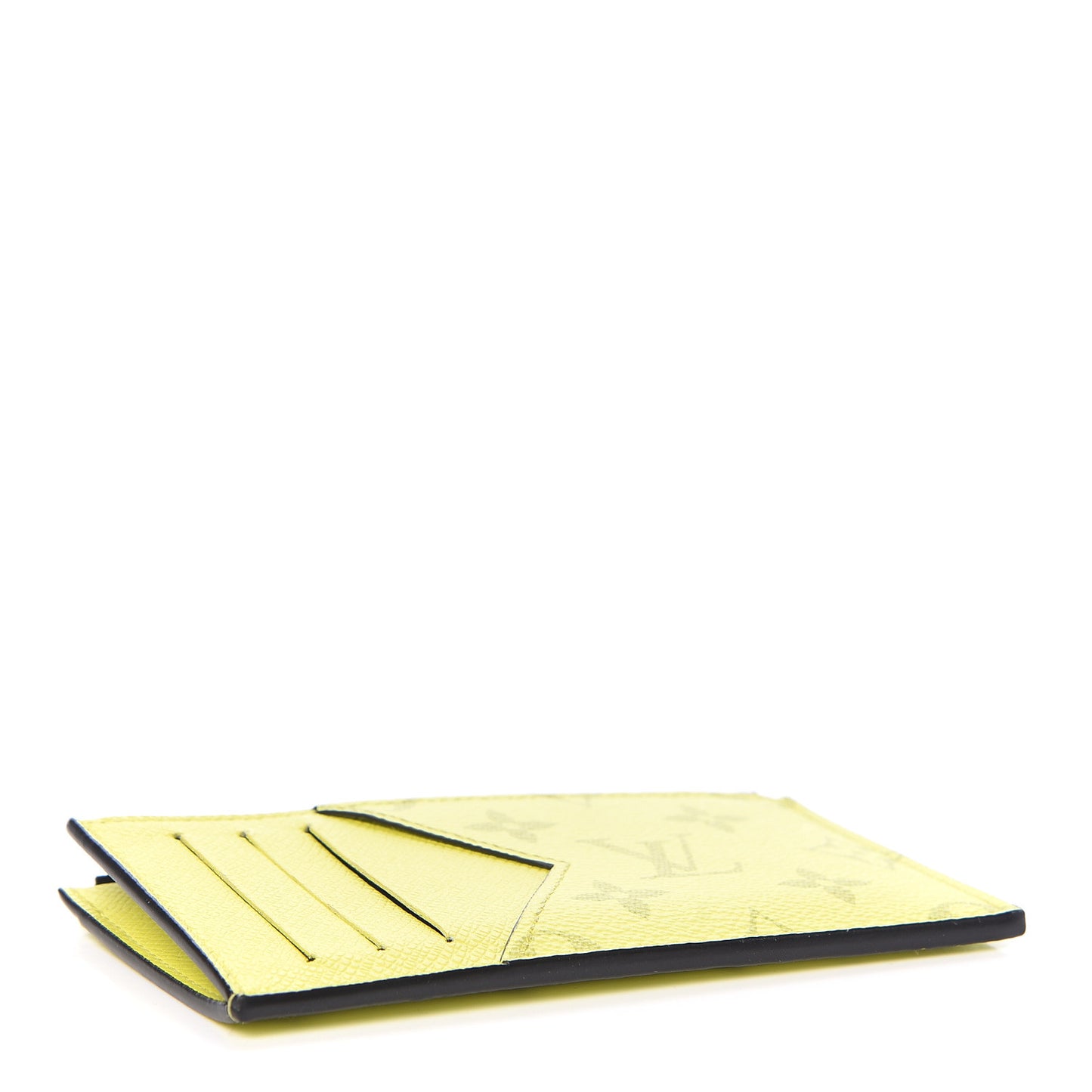 Monogram Taiga Coin Card Holder Yellow