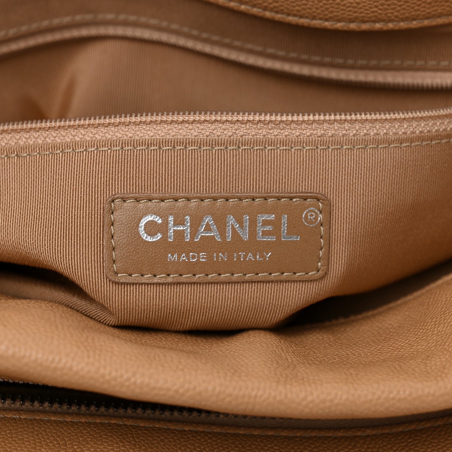 Chanel Caviar Quilted Large Urban Companion Top Handle Shopping Tote Beige 7 of 13