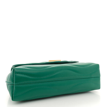 Louis Vuitton Calfskin New Wave Chain Bag MM NM Emerald 4 of 10