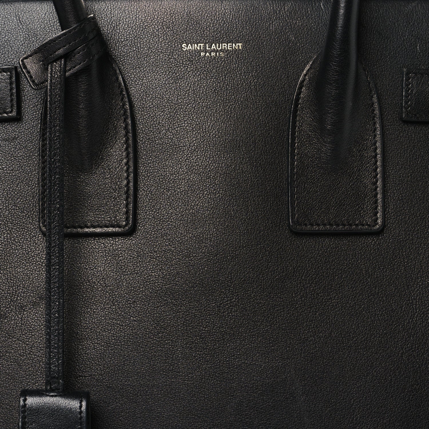 Saint Laurent Calfskin Small Sac De Jour Black 9 of 12