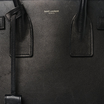 Saint Laurent Calfskin Small Sac De Jour Black 9 of 12