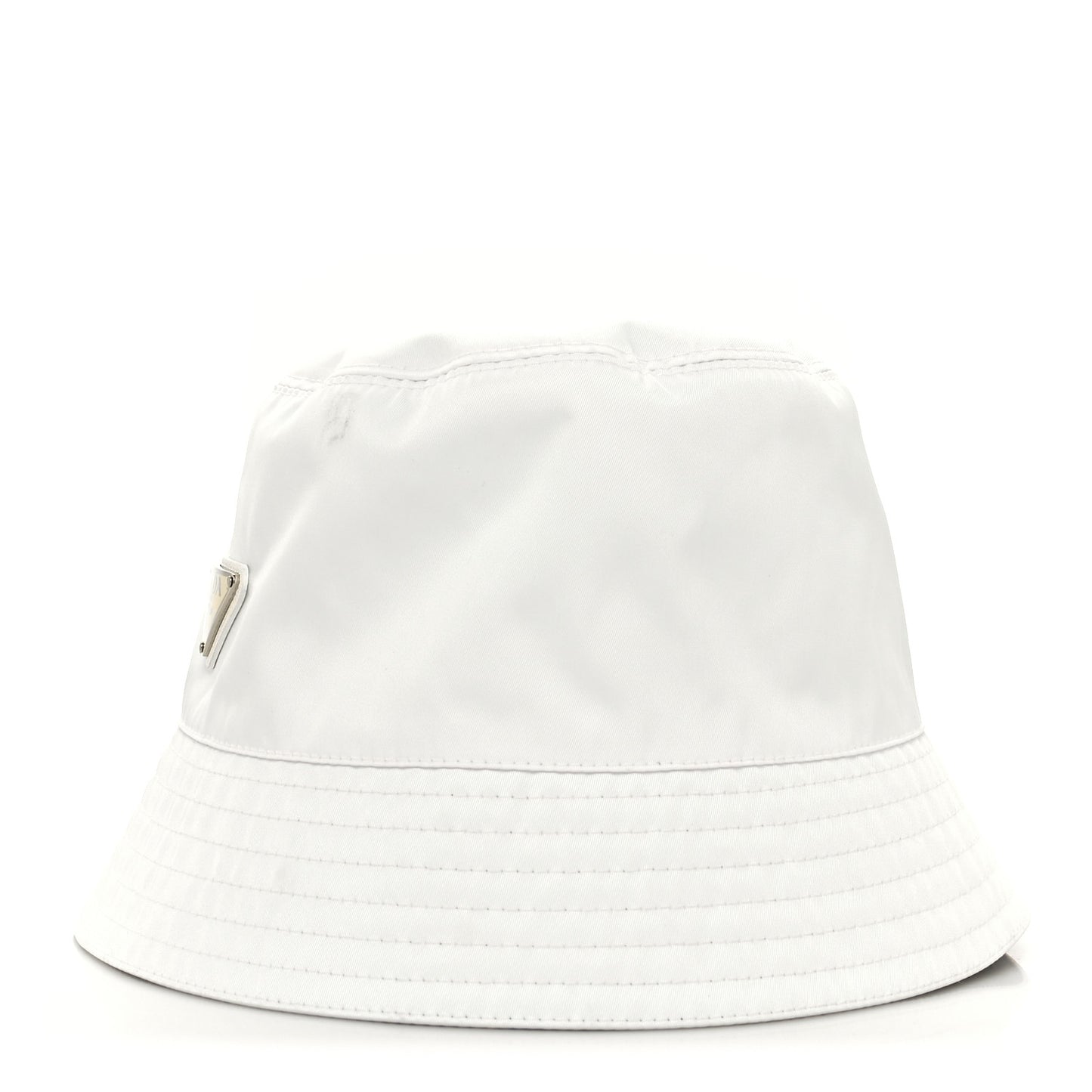 Nylon Bucket Hat M White