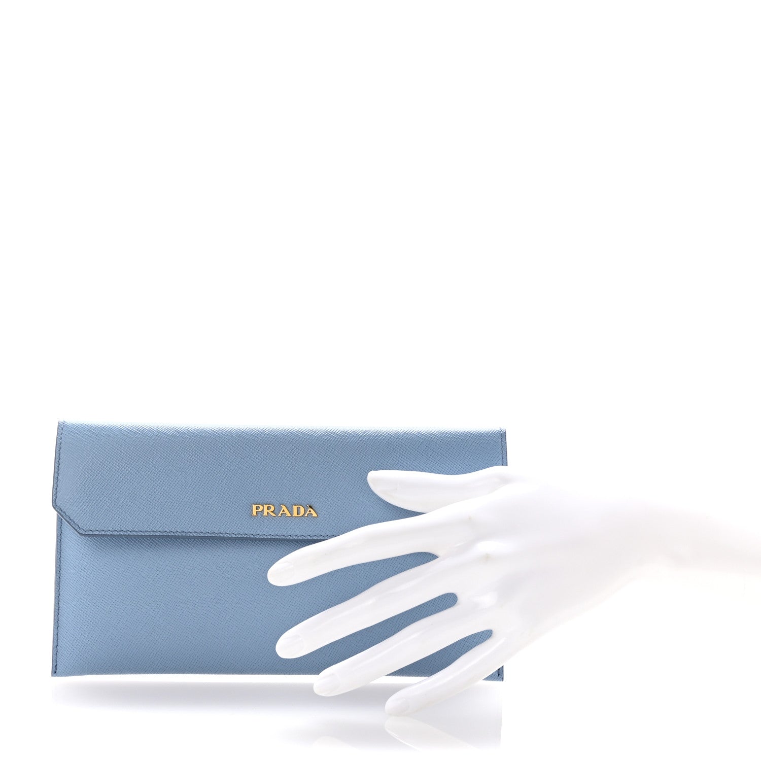 Prada Saffiano Metal Pouch Astrale 2 of 7