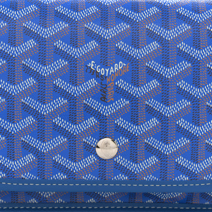 Goyard Goyardine Plumet Wallet Clutch Sky Blue 8 of 10