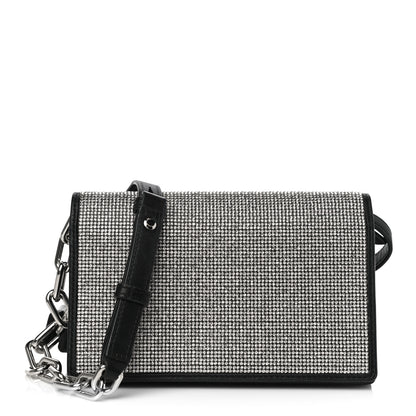 Alexander Wang Rhinestone Mesh Attica Crossbody Bag Black 1 of 13
