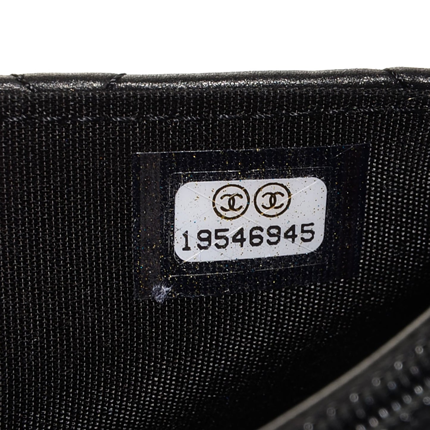 Lambskin Quilted Boy Wallet On Chain WOC So Black