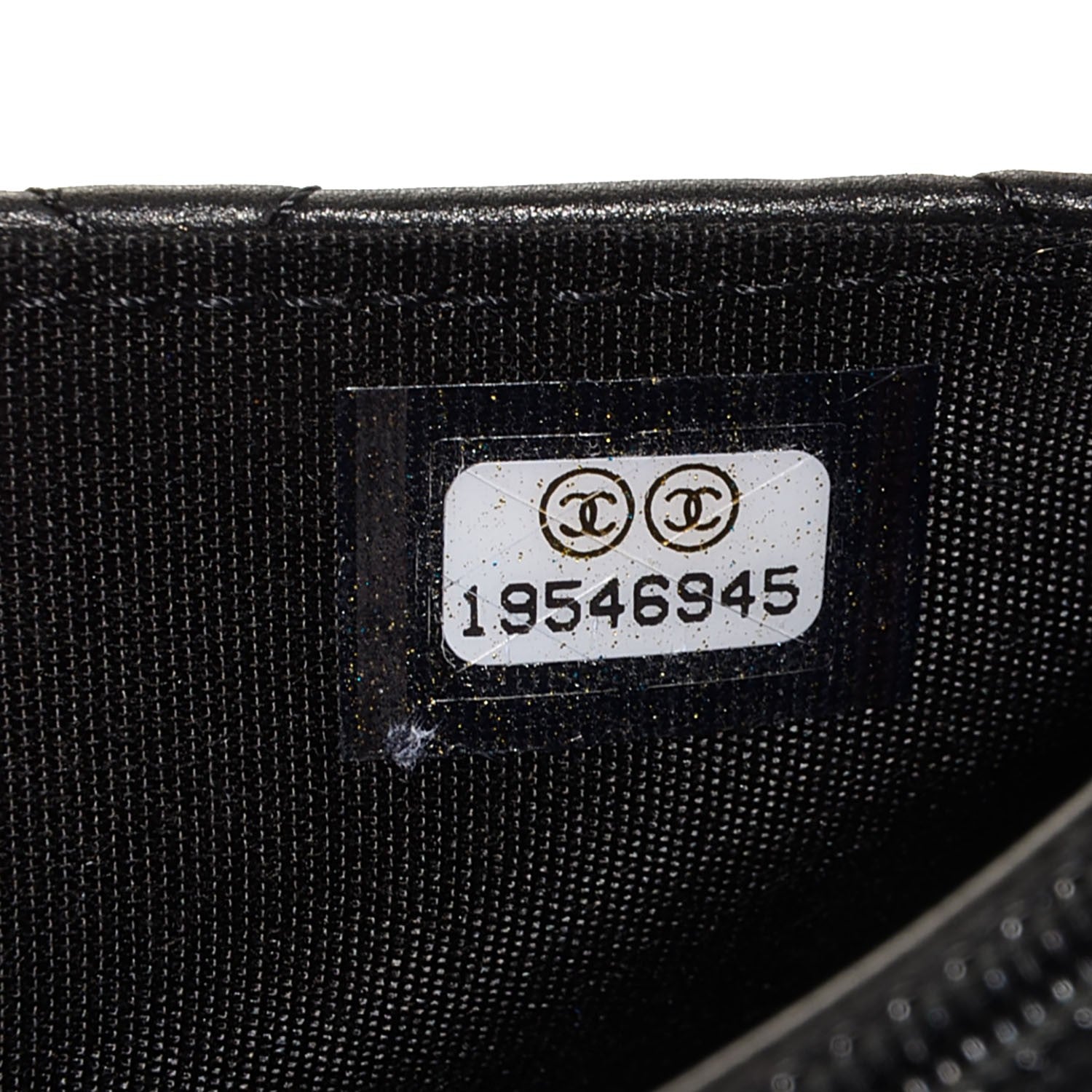Chanel Lambskin Quilted Boy Wallet On Chain WOC So Black 8 of 9