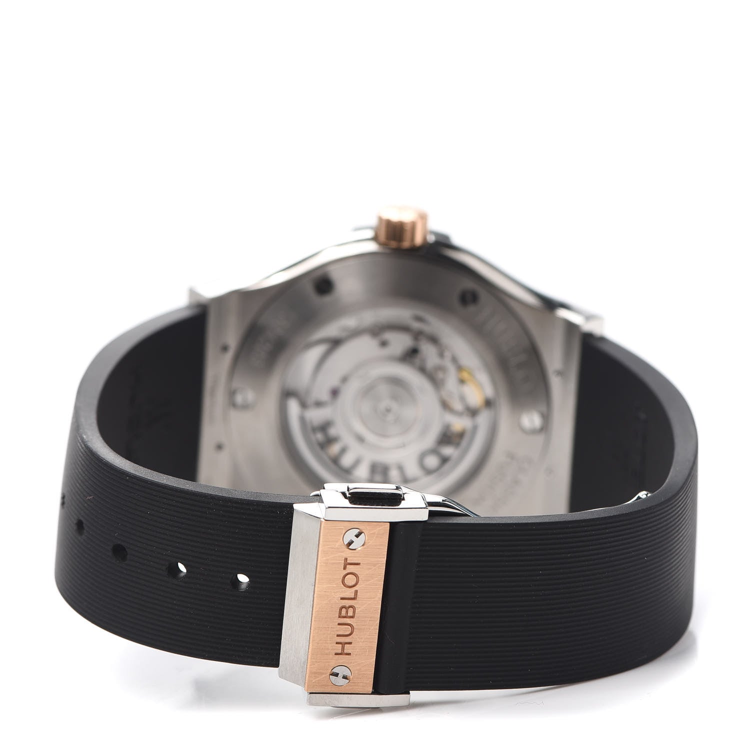 Hublot Titanium 18K Rose Gold 42mm Rubber Classic Fusion Automatic Watch Black 542.NO.1181.RX 3 of 6