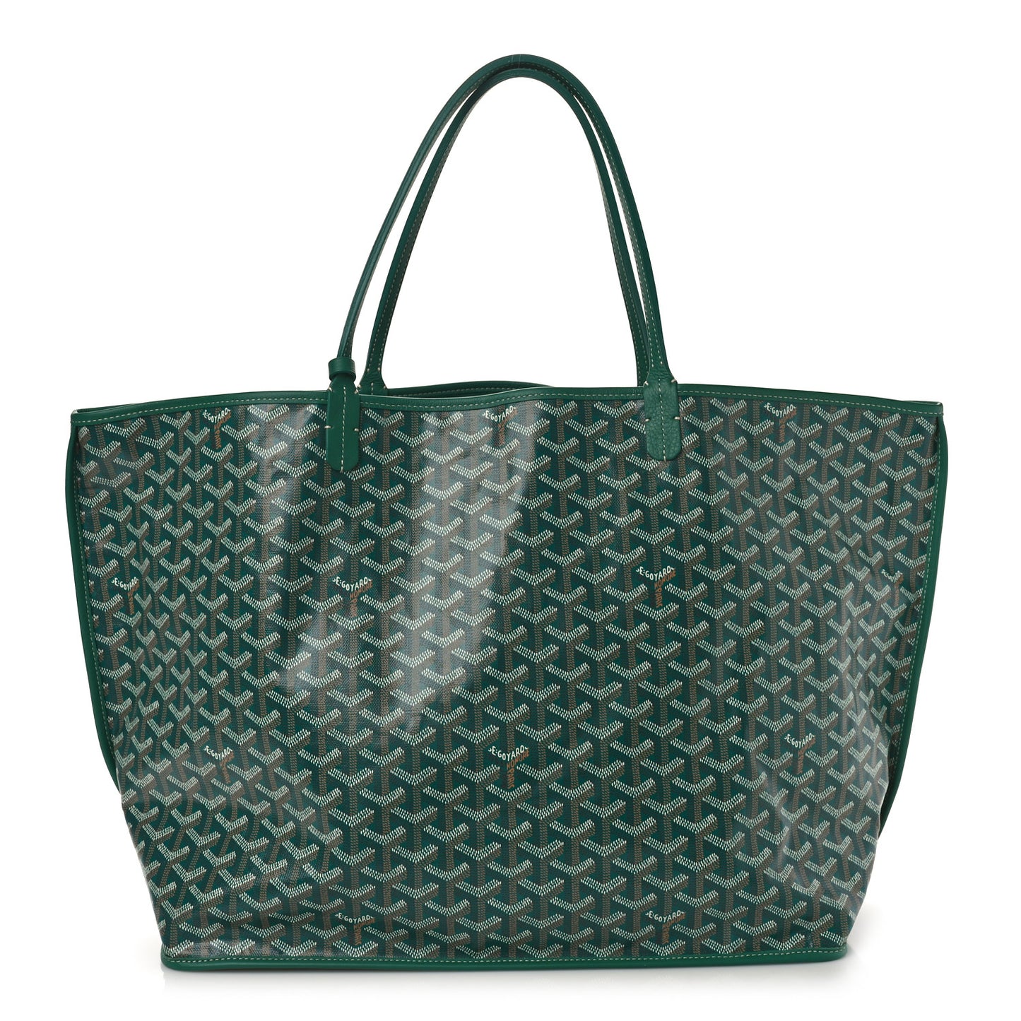 Goyardine Reversible Anjou GM Green