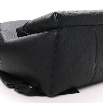 Louis Vuitton Calfskin Shadow Monogram Discovery Backpack PM Black 7 of 8