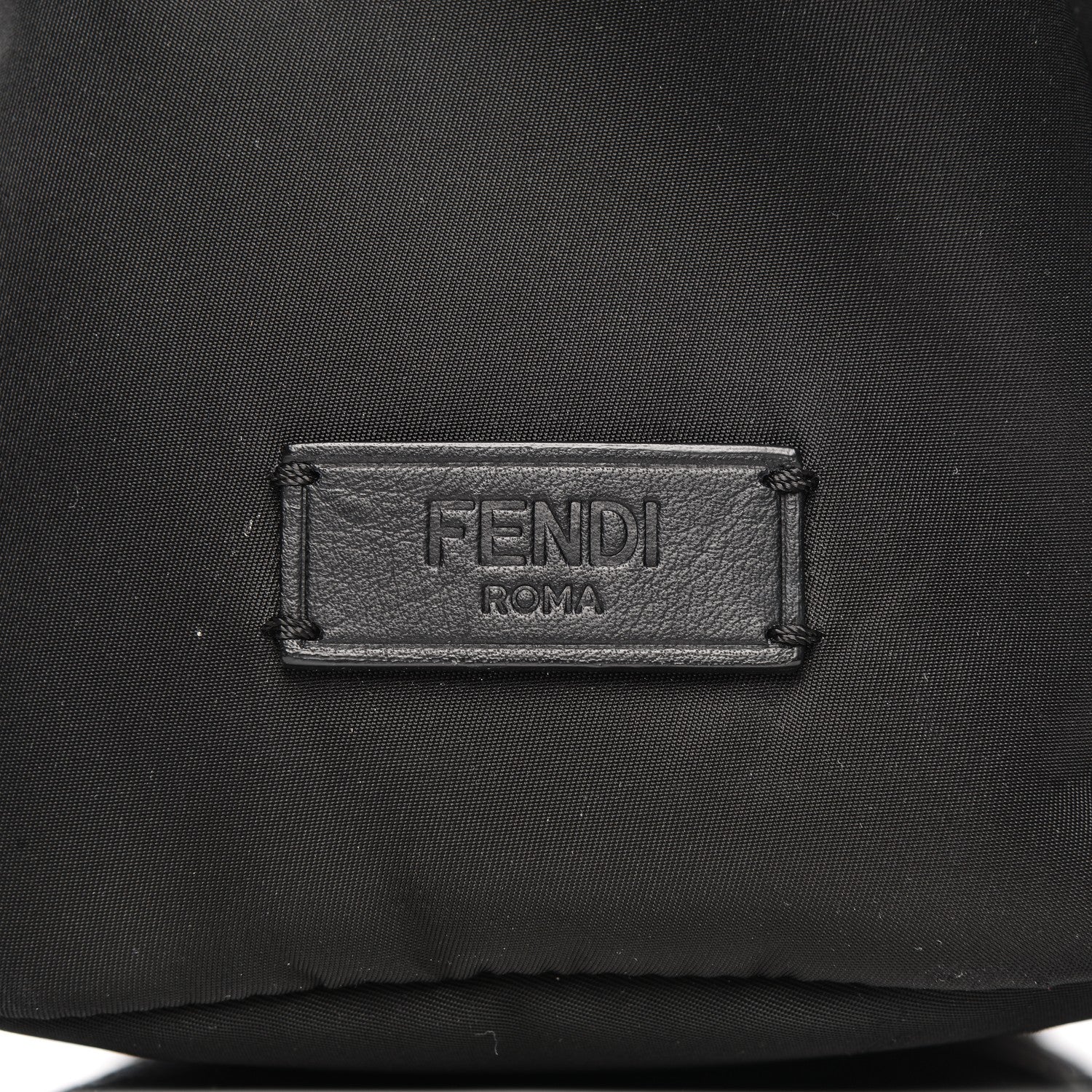 Fendi Nylon Vitello Fox Goat Fur Monster Eyes Mini Backpack Black Multicolor Sky 6 of 14