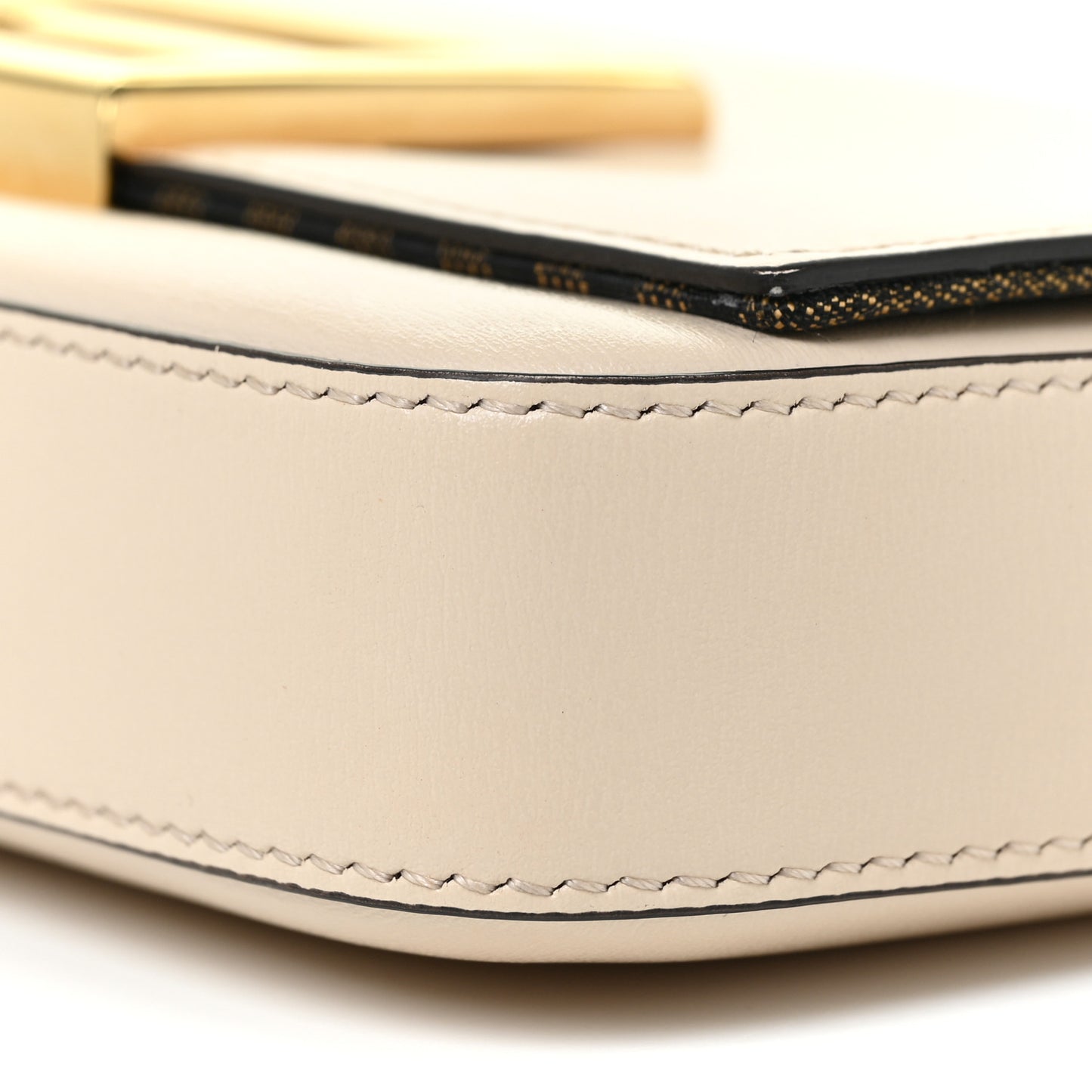 Vitello Palmellato Wallet on Chain with Pouches Camelia