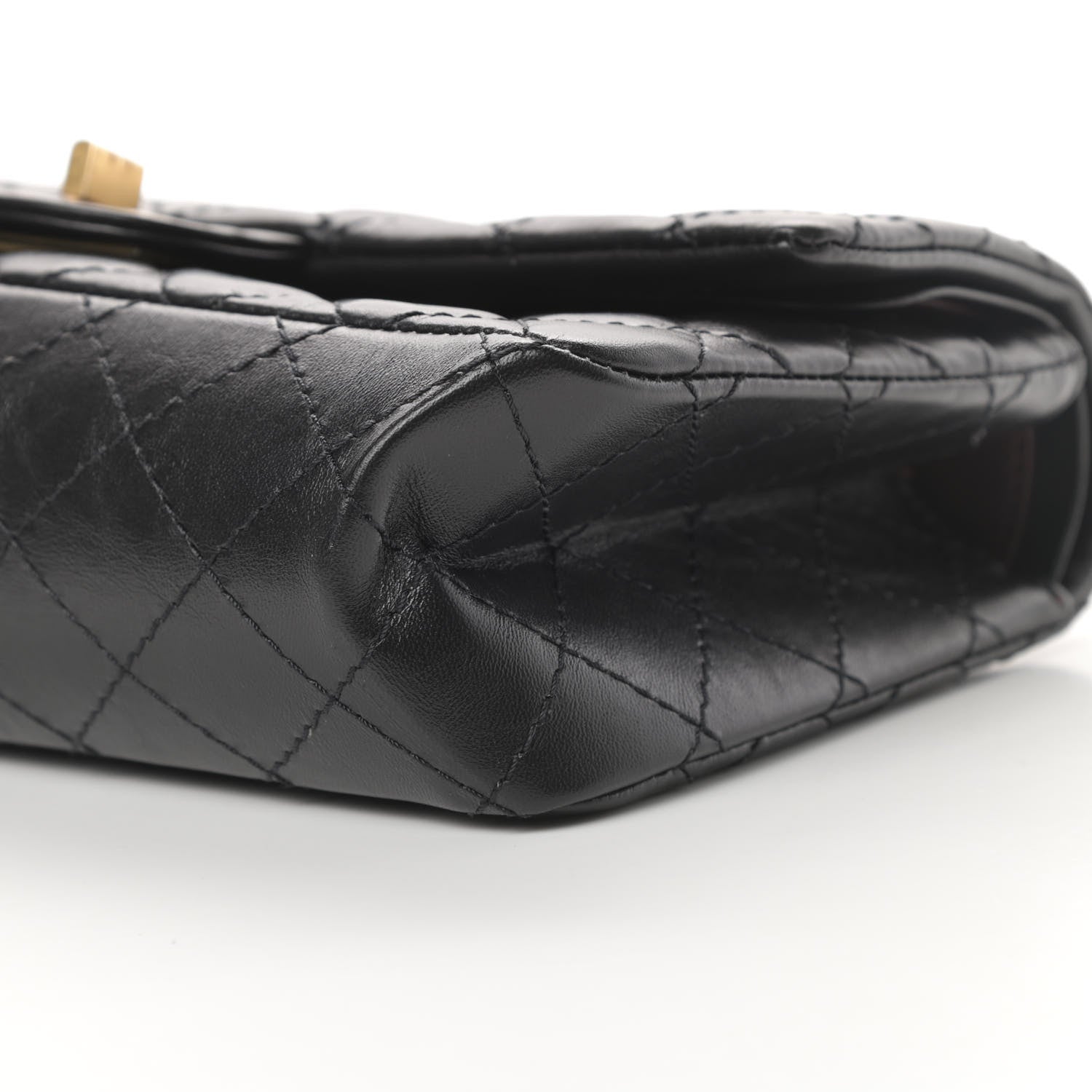 Chanel Aged Calfskin Quilted 2.55 Reissue 225 Flap Black 10 of 16
