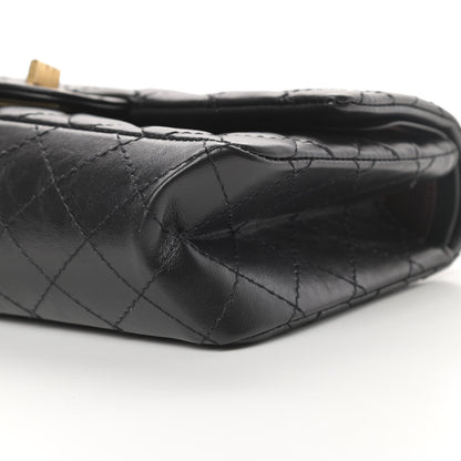 Chanel Aged Calfskin Quilted 2.55 Reissue 225 Flap Black 10 of 16