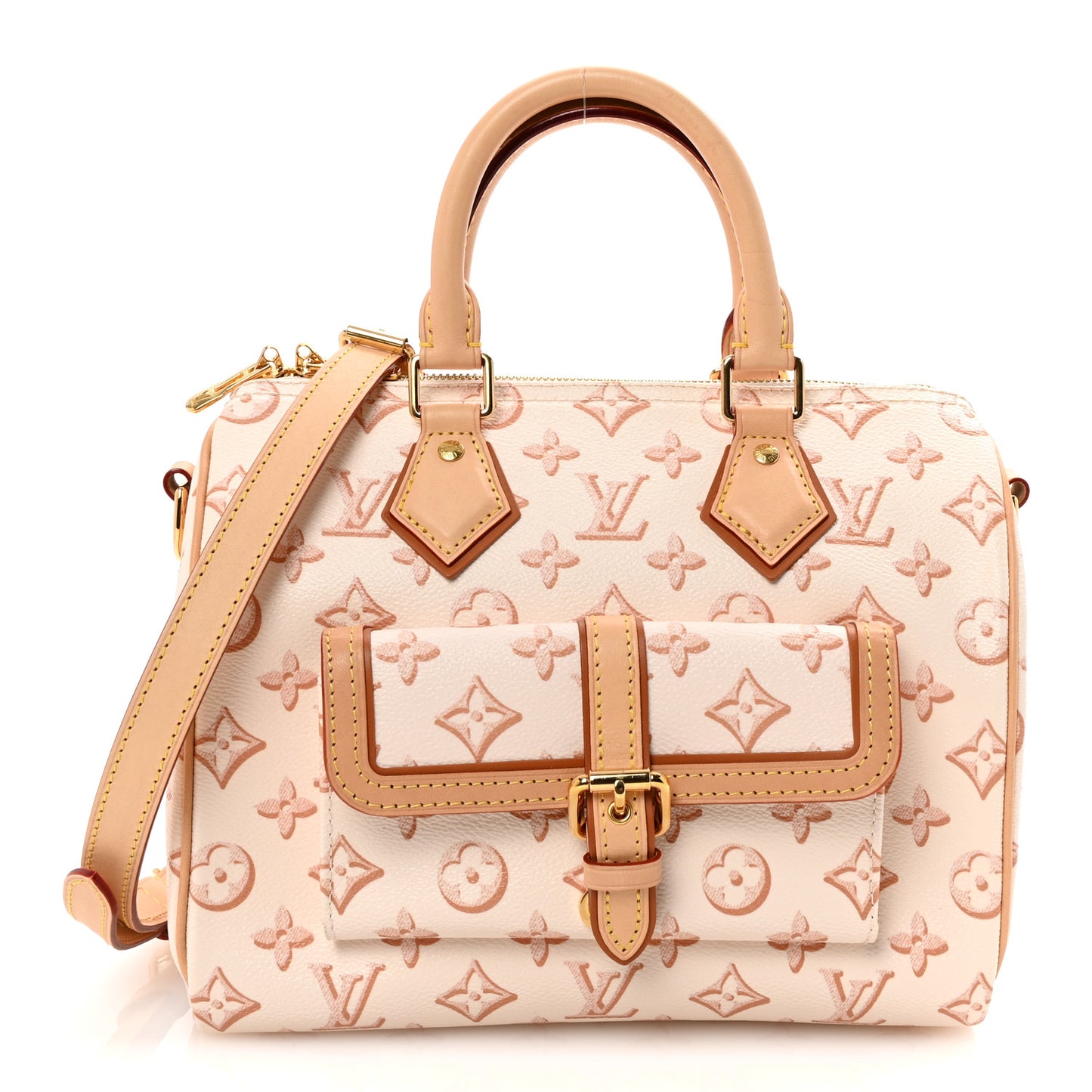 Monogram Fall for You Speedy Bandouliere 25 Beige Clair