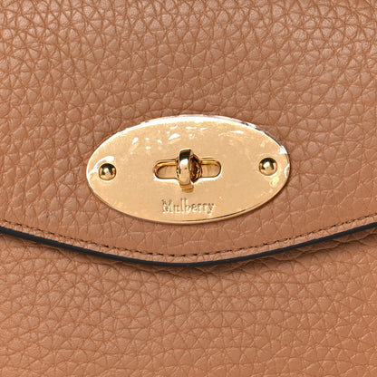 Mulberry Heavy Grain Calfskin Large Darley Cosmetic Pouch Sable 10 of 10