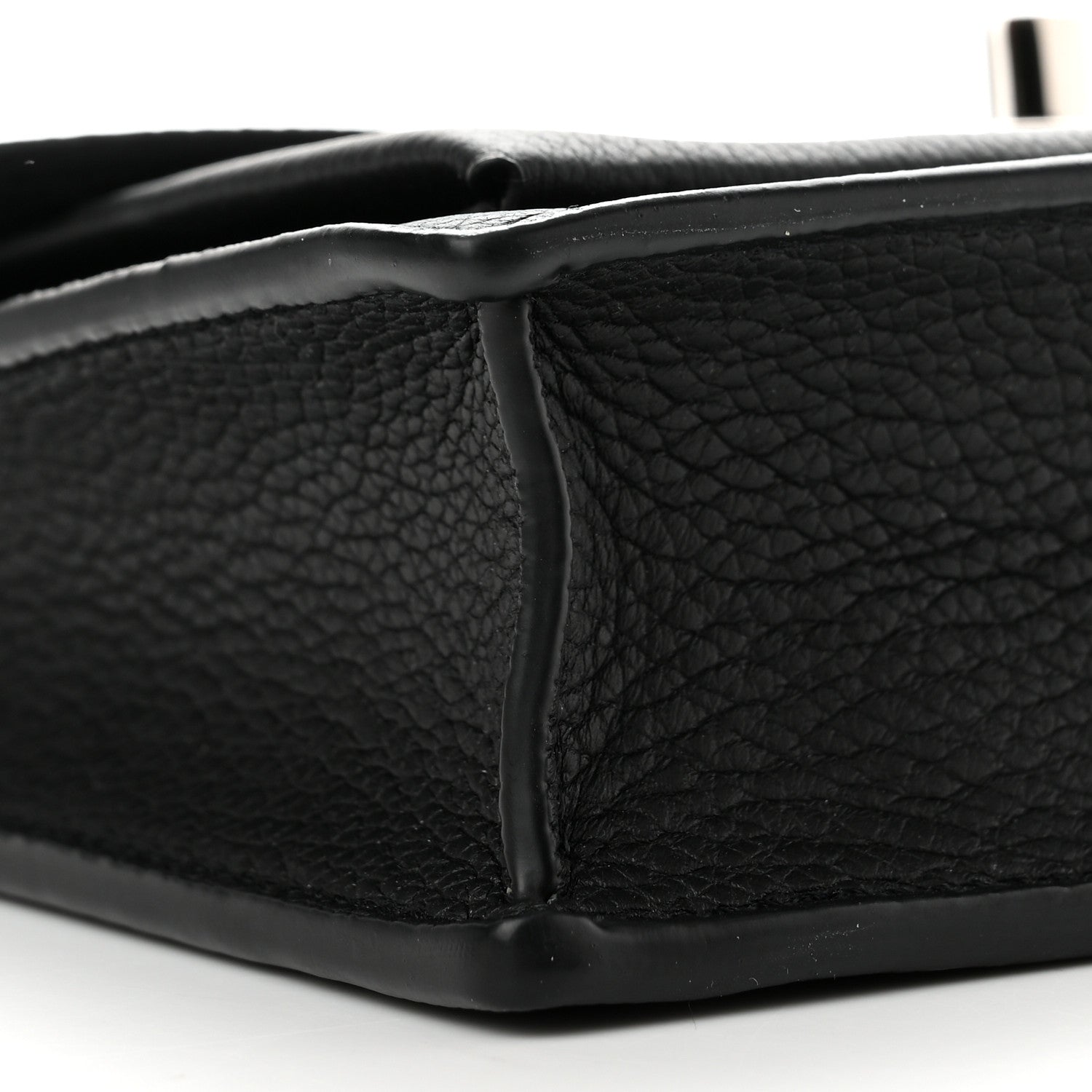 Louis Vuitton Soft Calfskin My Lockme Chain Pochette Black 7 of 8