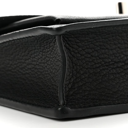 Louis Vuitton Soft Calfskin My Lockme Chain Pochette Black 7 of 8