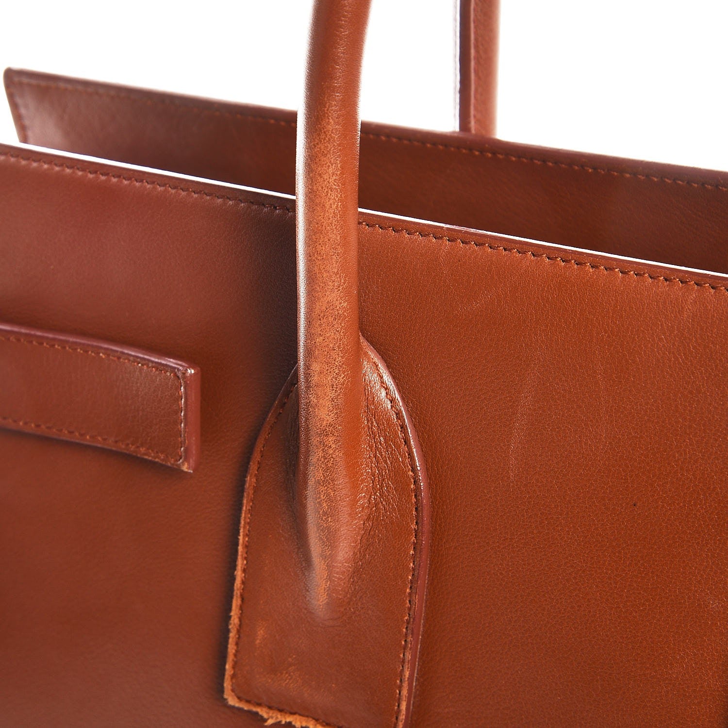 Saint Laurent Calfskin Small Sac de Jour Cotto 12 of 13
